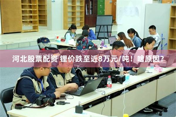 河北股票配资 锂价跌至近8万元/吨！啥原因？