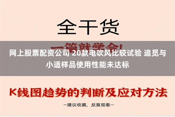 网上股票配资公司 20款电吹风比较试验 追觅与小适样品使用性能未达标